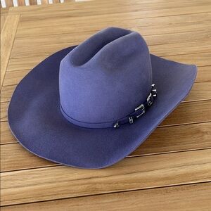 Stylish Blue Cowboy Hat